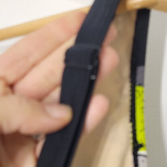 SwimSuit One Piece Green Blue Floral Dress Bathing Suit Adjustable Strap Sz XL - Picture 7 of 14